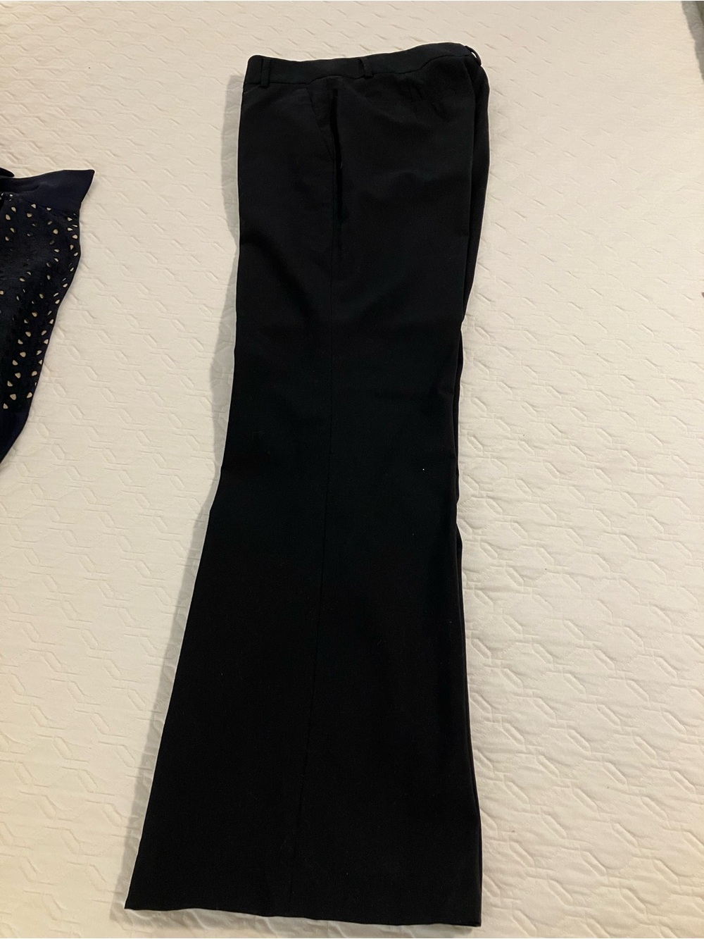 Banana Republic Martin Black Boot Cut Dress Pants Wool